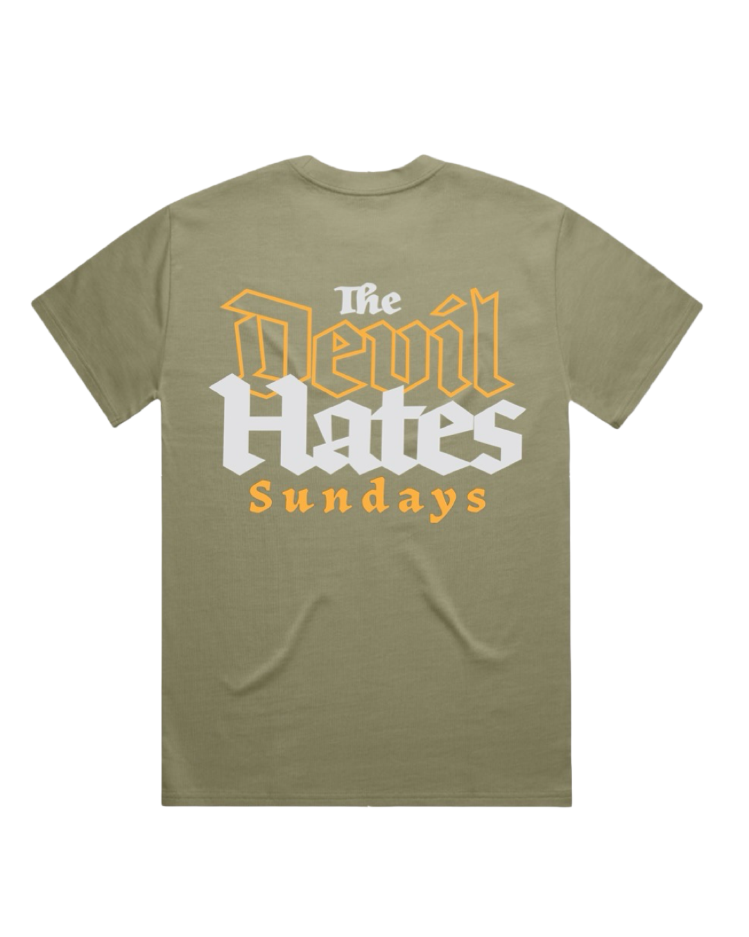 The Devil Hates Sundays Heavy Tee