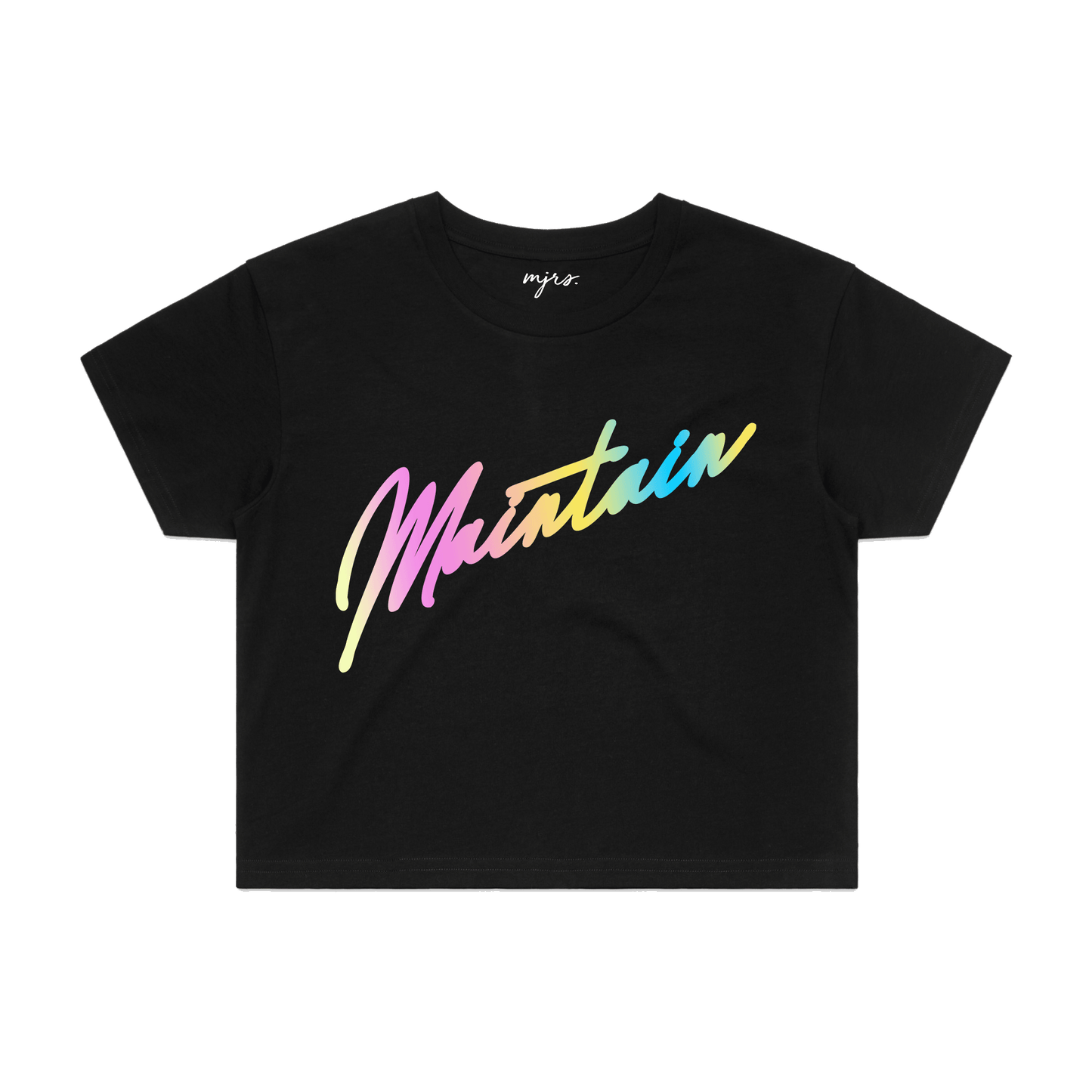 Maintain Iridescent Crop Tee