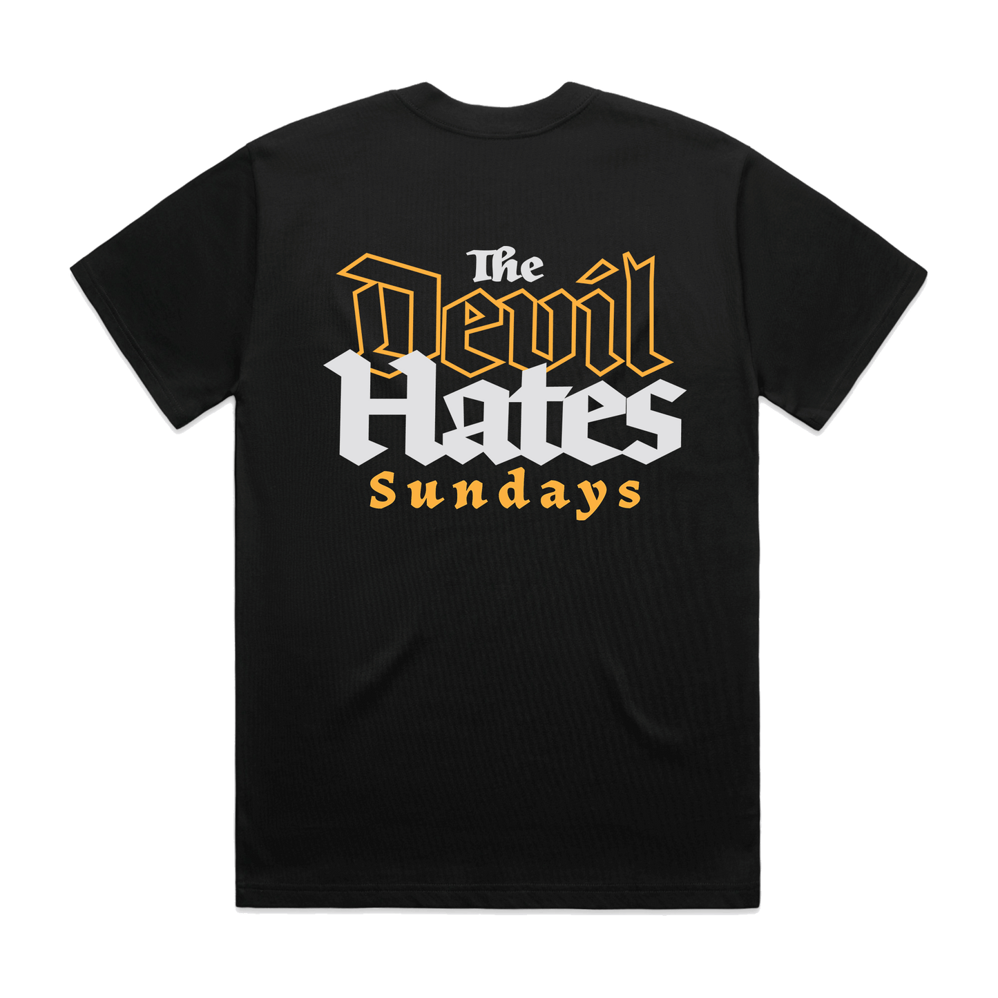 The Devil Hates Sundays Heavy Tee