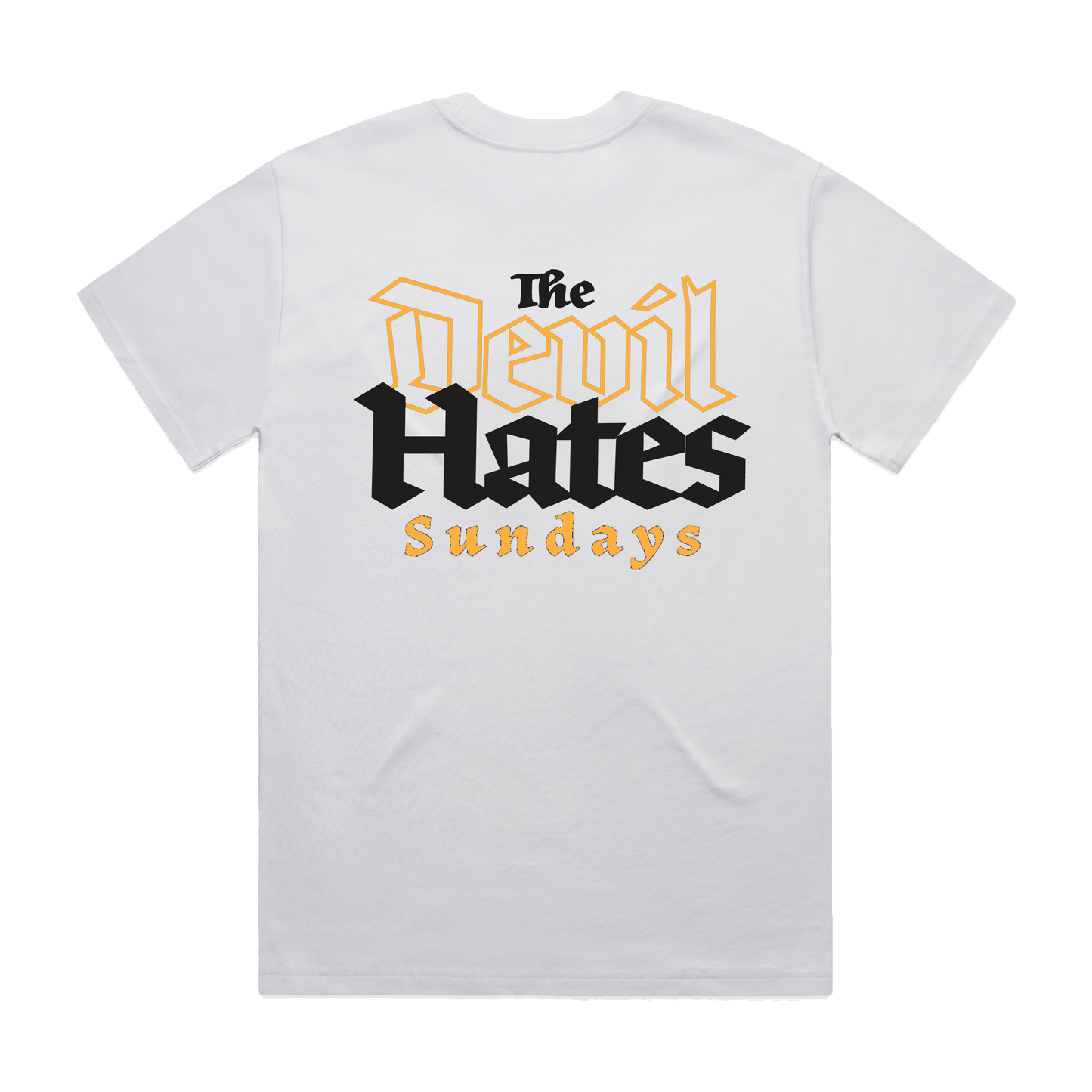 The Devil Hates Sundays Heavy Tee