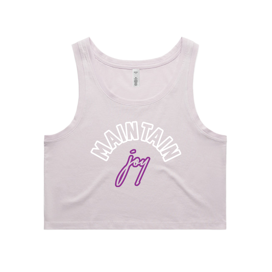 Maintain Joy Crop Tank