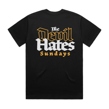 The Devil Hates Sundays Heavy Tee