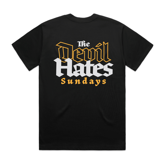 The Devil Hates Sundays Heavy Tee