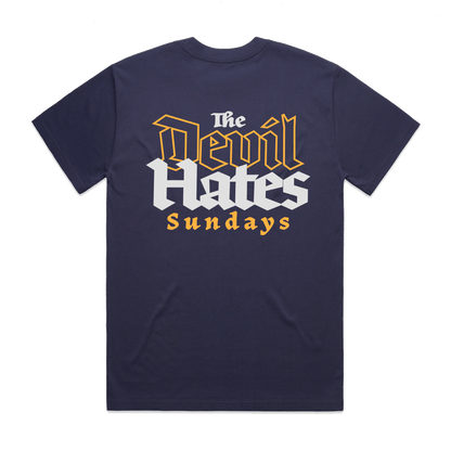 The Devil Hates Sundays Heavy Tee
